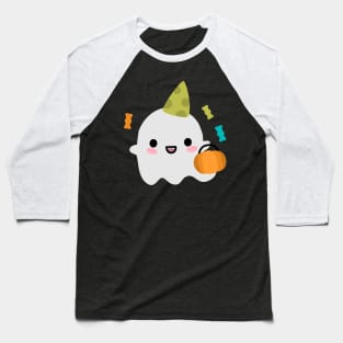 Candy Ghost Baseball T-Shirt